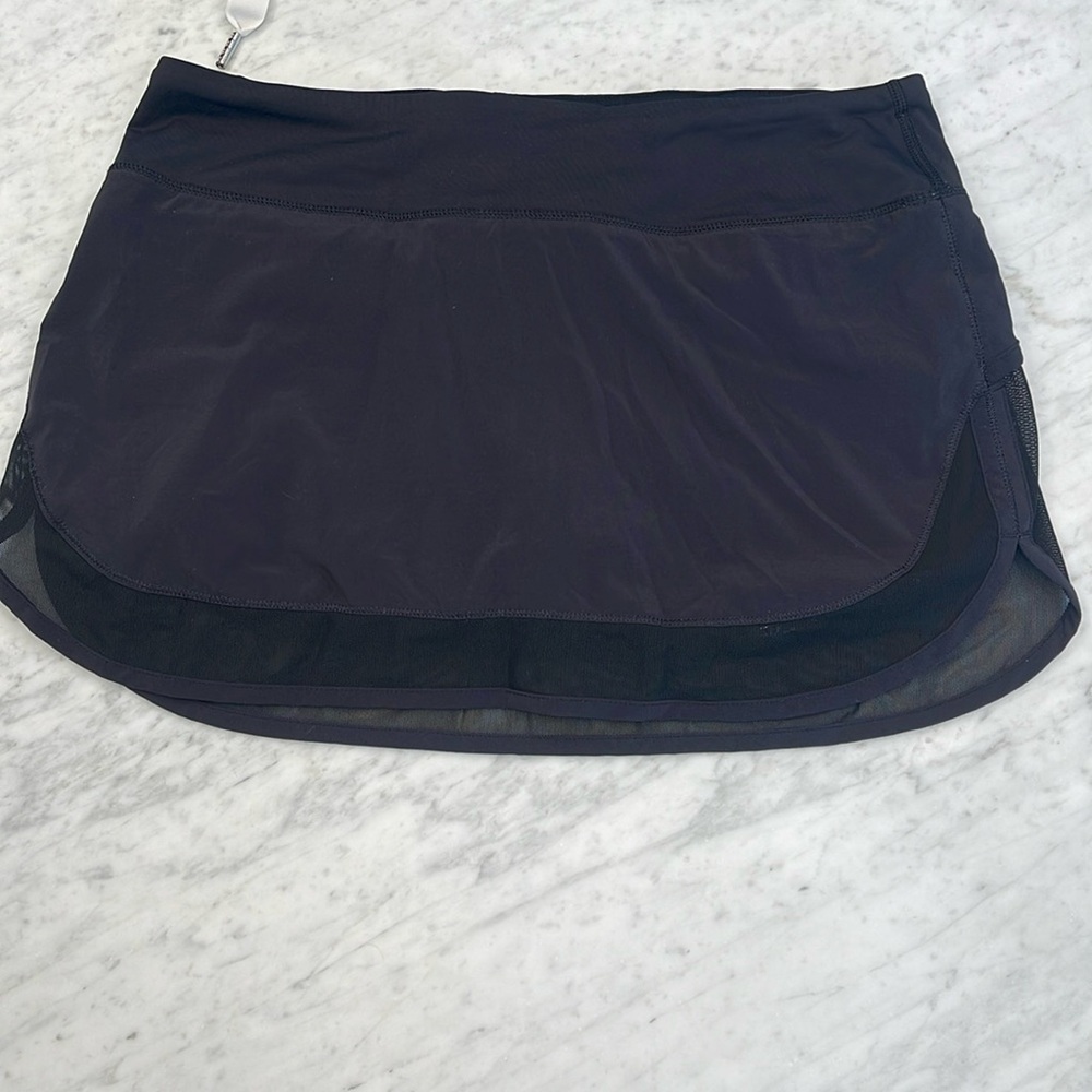 Lululemon!  Skirt with built in shorts!